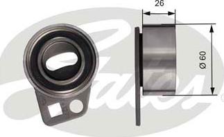 Gates T41275 - Polea tensora, correa dentada www.parts5.com