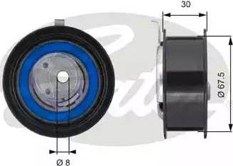 Gates T43059 - Napínací kladka, ozubený řemen www.parts5.com