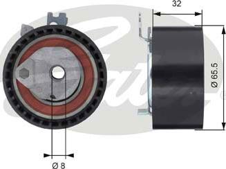 Gates T43064 - Натяжной ролик, ремень ГРМ www.parts5.com