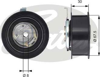 Gates T43062 - Feszítő, fogasszíj www.parts5.com