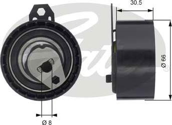 Gates T43034 - Polea tensora, correa dentada www.parts5.com