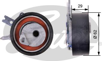 Gates T43218 - Tensioner Pulley, timing belt www.parts5.com