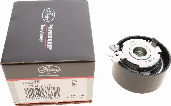 Gates T43238 - Tensioner Pulley, timing belt www.parts5.com