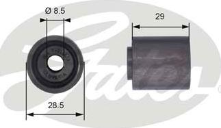 Gates T42045 - Deflection / Guide Pulley, timing belt parts5.com