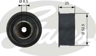 Gates T42076 - Deflection / Guide Pulley, timing belt www.parts5.com