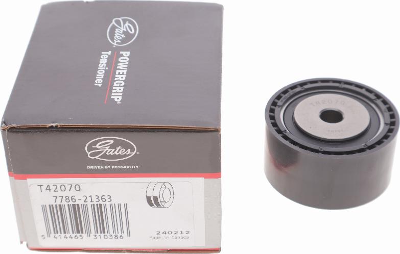 Gates T42070 - Deflection / Guide Pulley, timing belt www.parts5.com