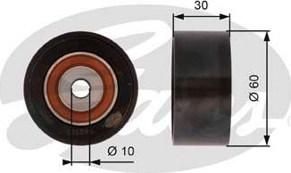 Gates T42162 - Usmeravajući / vodeći točkić, zupčasti kaiš www.parts5.com