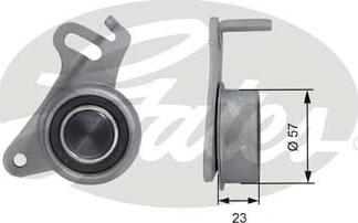 Gates T42130 - Tensioner Pulley, timing belt www.parts5.com