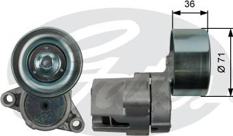 Gates T39249 - Belt Tensioner, v-ribbed belt www.parts5.com