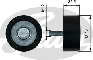 Gates T36741 - Deflection / Guide Pulley, v-ribbed belt www.parts5.com