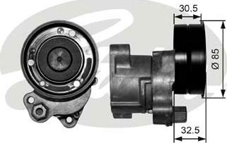 Gates T38572 - Intinzator curea, curea distributie www.parts5.com