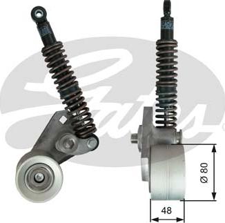 Gates T38698 - Belt Tensioner, v-ribbed belt www.parts5.com