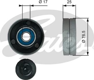 Gates T38059 - Ohjainrulla, moniurahihna www.parts5.com