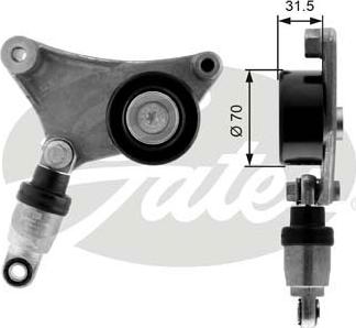 Gates T38216 - Intinzator curea, curea distributie www.parts5.com