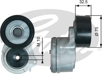 Gates T38724 - Belt Tensioner, v-ribbed belt www.parts5.com