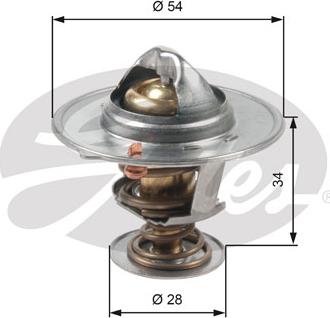 Gates TH47685G1 - Termostat,lichid racire www.parts5.com