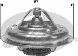 Gates TH09985G1 - Termostat, hladilno sredstvo www.parts5.com