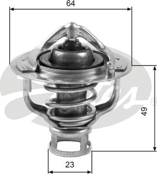 Gates TH04082 - Termostato, refrigerante www.parts5.com