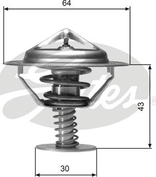 Gates TH05977G1 - Termostato, refrigerante www.parts5.com