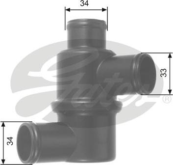 Gates TH14580 - Termostato, refrigerante www.parts5.com