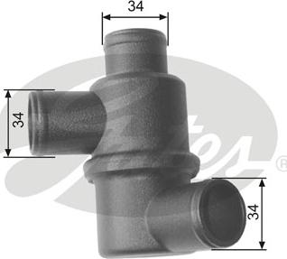 Gates TH15480 - Termostato, refrigerante www.parts5.com