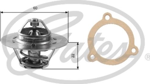 Gates TH12480G1 - Termostat,lichid racire www.parts5.com