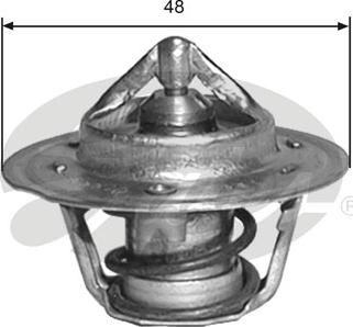 Gates TH33291G1 - Термостат, охлаждающая жидкость www.parts5.com