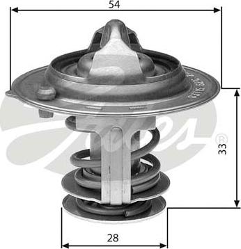 Gates TH29888G1 - Thermostat, coolant parts5.com