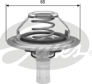 Gates TH23080G1 - Thermostat, coolant www.parts5.com