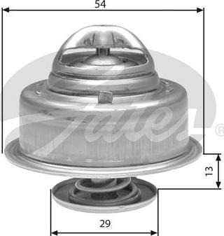 Gates TH27592G1 - Thermostat, coolant www.parts5.com