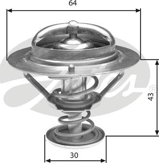 Gates TH27078G1 - Termostat, chladivo www.parts5.com