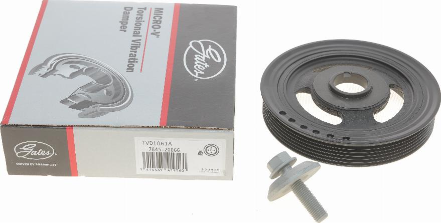 Gates TVD1061A - Remenica kľukového hriadeľa www.parts5.com