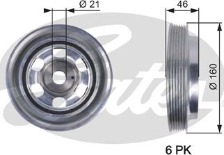 Gates TVD1081 - Jermenica,rocicna gred www.parts5.com