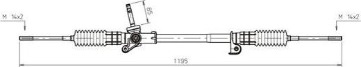 General Ricambi FO4023 - Engranaje de dirección www.parts5.com