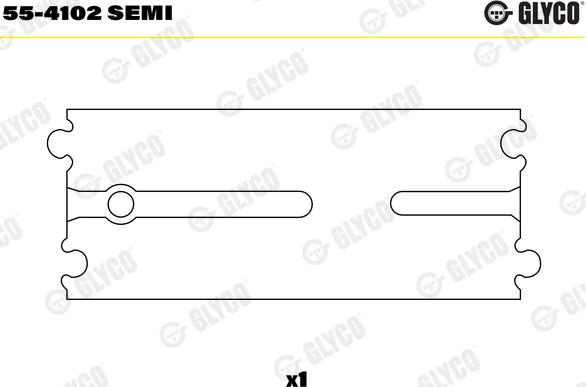 Glyco 55-4102 SEMI - Втулка подшипника, шатун www.parts5.com