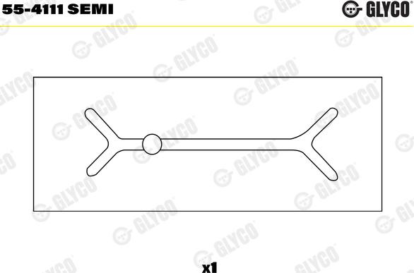 Glyco 55-4111 SEMI - Small End Bushes, connecting rod www.parts5.com