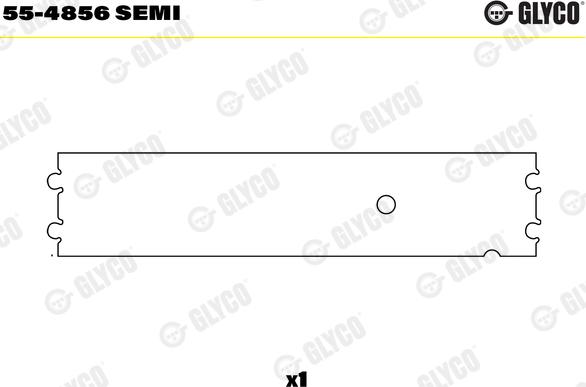 Glyco 55-4856 SEMI - Tuleja, korbowód www.parts5.com