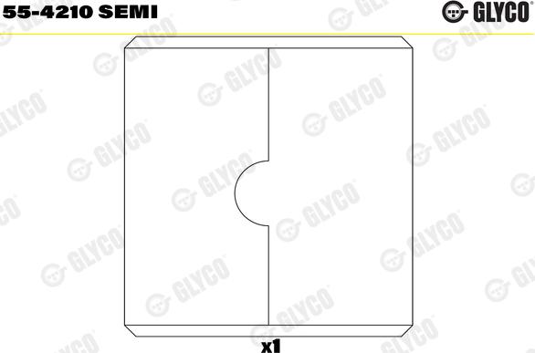 Glyco 55-4210 SEMI - Small End Bushes, connecting rod www.parts5.com