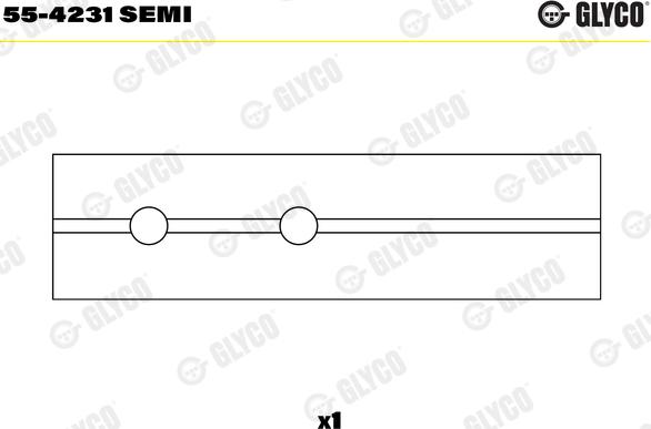 Glyco 55-4231 SEMI - Small End Bushes, connecting rod www.parts5.com