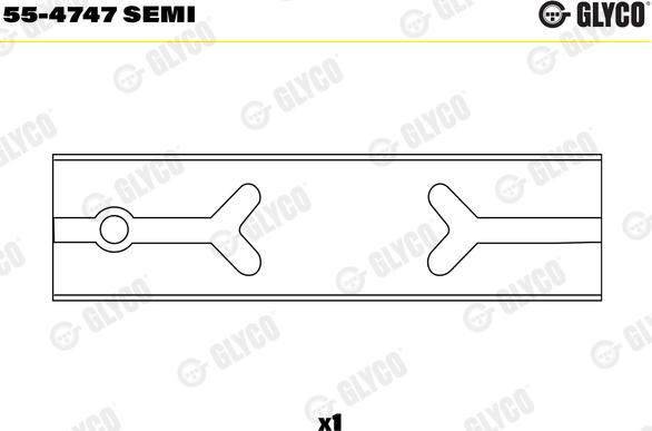 Glyco 55-4747 SEMI - Втулка подшипника, шатун www.parts5.com