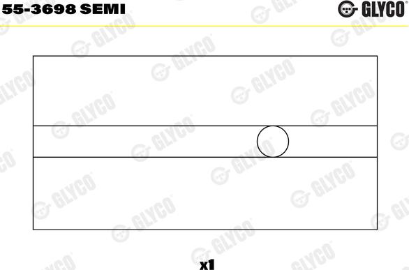 Glyco 55-3698 SEMI - Втулка подшипника, шатун www.parts5.com