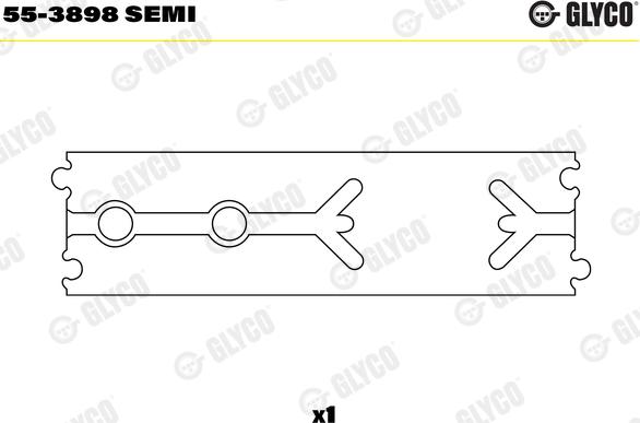 Glyco 55-3898 SEMI - Čahura ležaja, klipnjača www.parts5.com