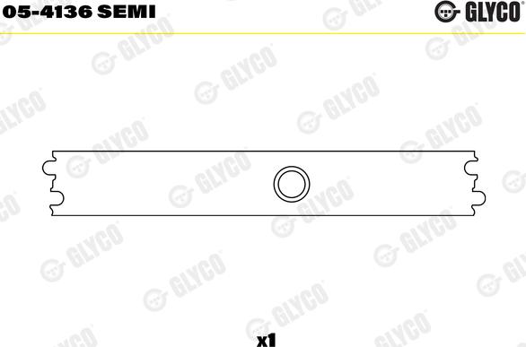 Glyco 05-4136 SEMI - Small End Bushes, connecting rod www.parts5.com