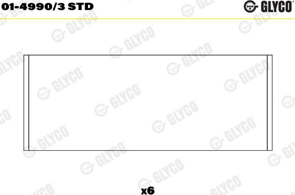 Glyco 01-4990/3 STD - Łożysko korbowodu parts5.com