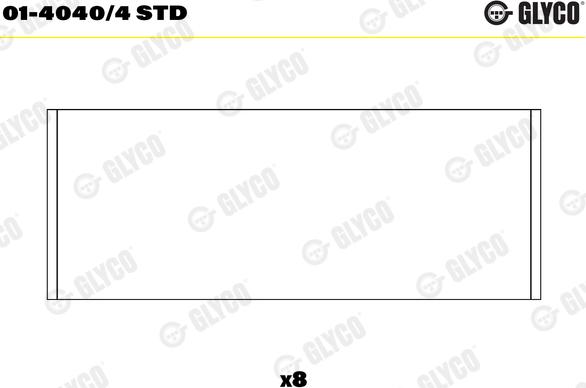 Glyco 01-4040/4 STD - Big End Bearings parts5.com