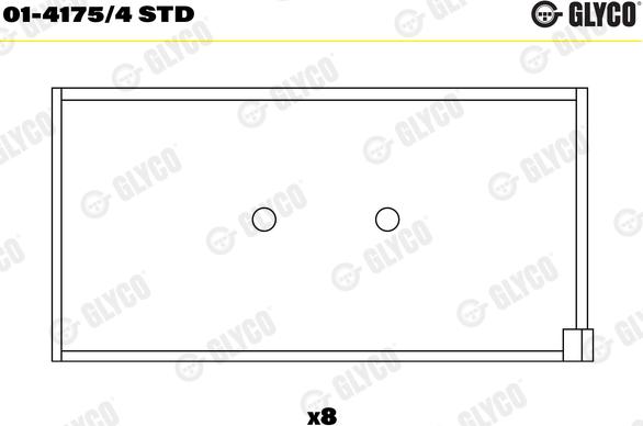 Glyco 01-4175/4 STD - Cuzineti biela www.parts5.com