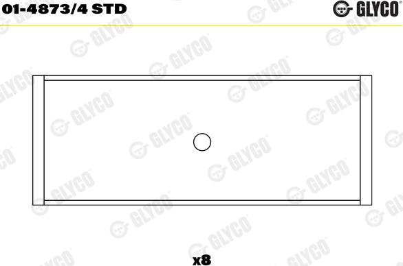 Glyco 01-4873/4 STD - Cuzineti biela www.parts5.com