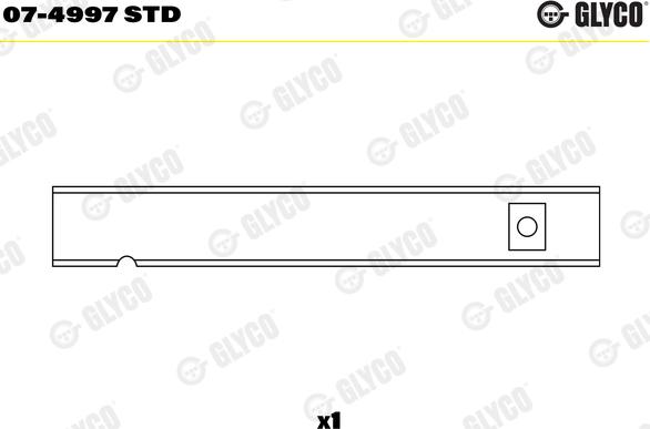 Glyco 07-4997 STD - Douille, culbuteur www.parts5.com