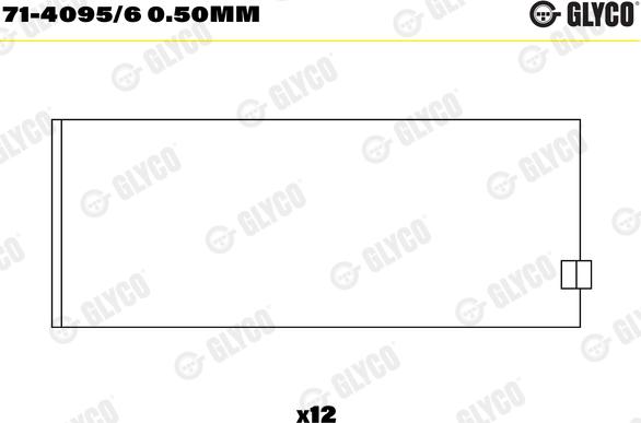 Glyco 71-4095/6 0.50mm - Cuzineti biela www.parts5.com