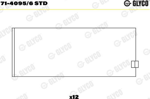 Glyco 71-4095/6 STD - Cuzineti biela www.parts5.com